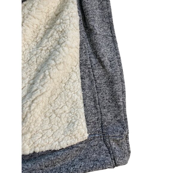 Unbranded Womens XL Gray Vest Sleeveless Hooded Sherpa Lined Zip Front Cozy NEW - Picture 16 of 16
